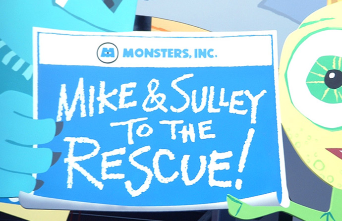 Mike & Sulley to the Rescue!