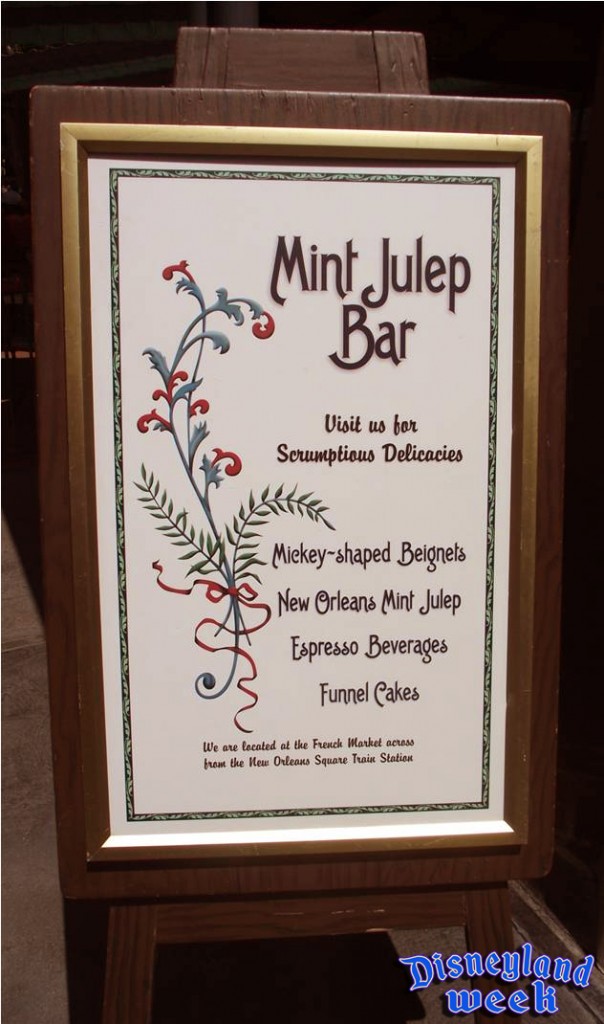 Mint Julep Bar at Disneyland Resort