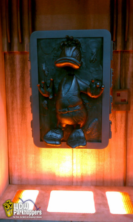 Donald Duck Solo Frozen in Carbonite Star Wars Weekends Disney's Hollywood Studios