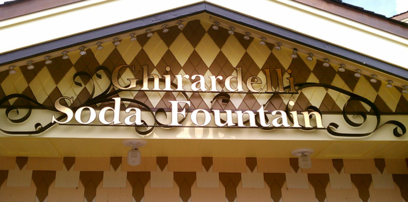 Ghirardelli Sign Downtown Disney Walt Disney World Resort
