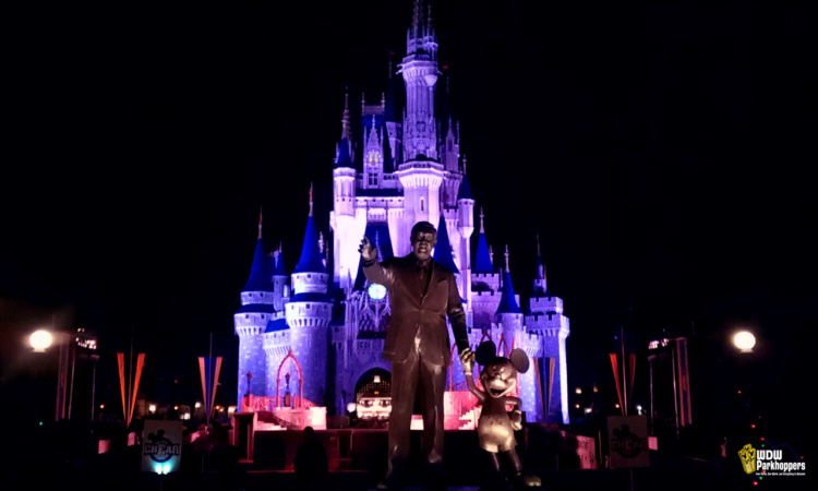Walt Disney World Marathon Weekend Partners Statue from Magic Kingdom