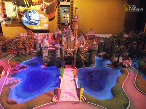 Sleeping Beauty Castle Model at the One Man's Dream Exhibit