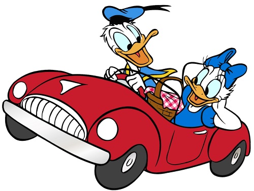 Donald-Daisy-Duck-Car