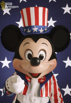 Patriotic Mickey Mouse for Monday Mickey and President's Day