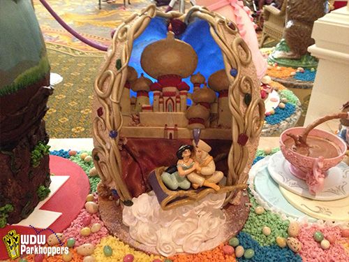 The Grand Floridian decorates for Easter with Giant Chocolate Easter Eggs