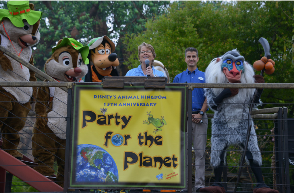 Disney’s Animal Kingdom, the fourth theme park built at the Walt Disney World Resort, will celebrate its 15th anniversary today, April 22, which also happens to be Earth Day.