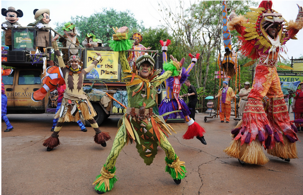 Disney’s Animal Kingdom, the fourth theme park built at the Walt Disney World Resort, will celebrate its 15th anniversary today, April 22, which also happens to be Earth Day.