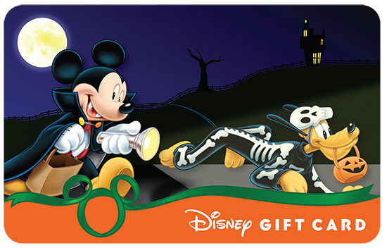 Halloween Disney Gift Cards Have New Designs and A Glowing Surprise