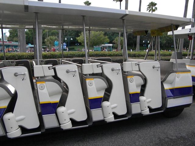 Disney Trams With Doors