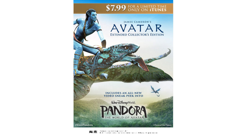 iTunes is Celebrating the Opening of Pandora – The World of Avatar