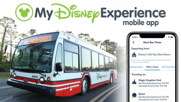 Bus Times at Walt Disney World Now Available in My Disney Experience App