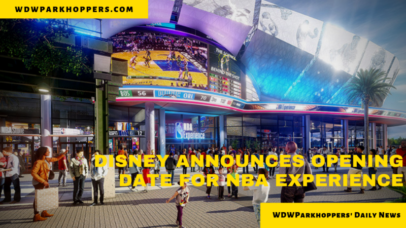 Disney Announces Opening Date For NBA Experience