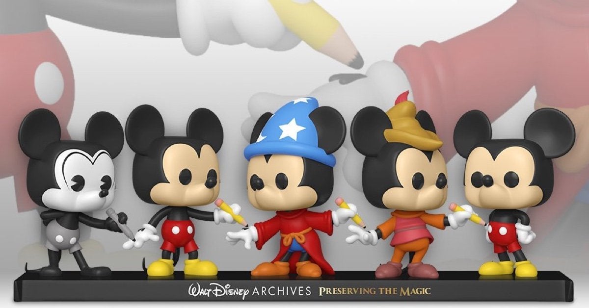 Pre-Order The New Disney Archives Mickey Pop! Vinyl Figures Today!
