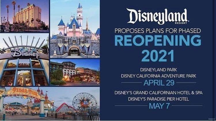 Disneyland Opens In April