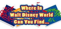Where In Walt Disney World Can You Find....?