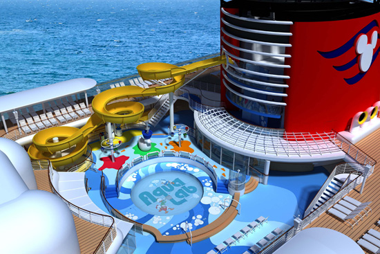 A Revealing Look at the AquaDunk Thrill Slide on the Disney Magic with Disney Imagineer Peter Ricci